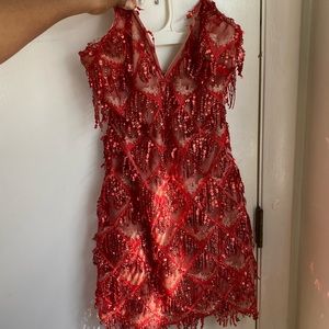 GORGEOUS mini sequence dress
